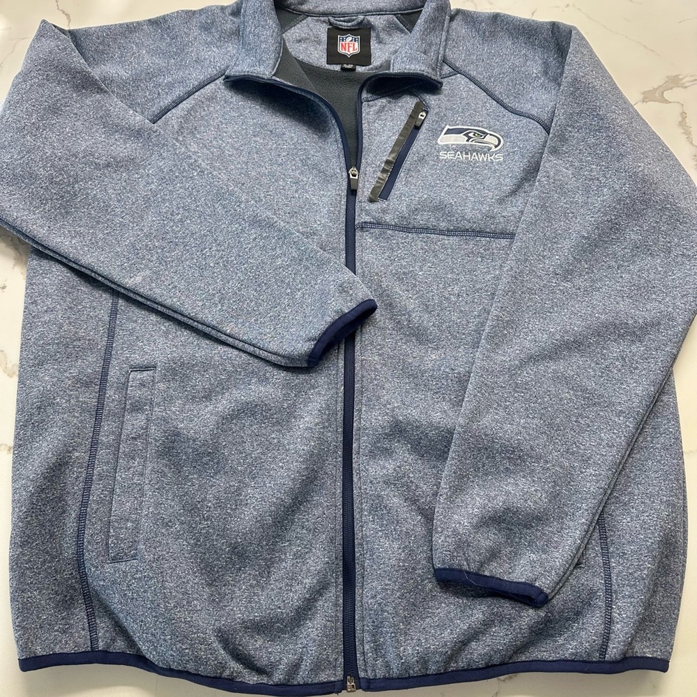 NFL Blue Heathered Jacket - Picture 2 of 7